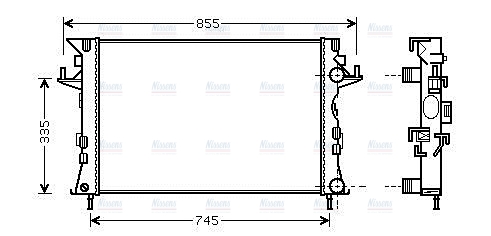 AVA Coolant Radiator RTA2438