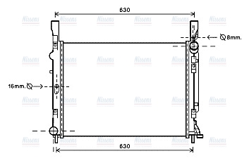 AVA Coolant Radiator RTA2472