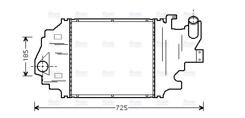 AVA Charge Air Intercooler RTA4320