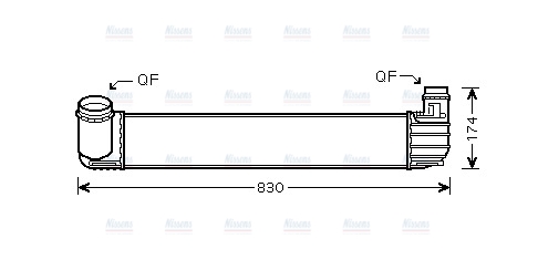 AVA Charge Air Intercooler RTA4413