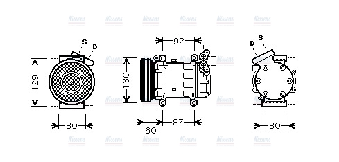 AVA Aircon Compressor RTAK080