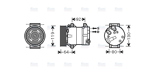 AVA Aircon Compressor RTAK429