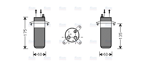 AVA Aircon Receiver Dryer Filter RTD446