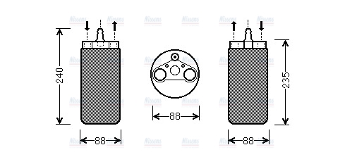 AVA Aircon Receiver Dryer Filter RTD453
