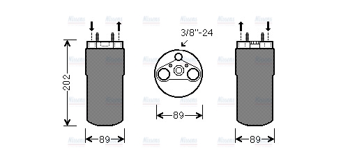 AVA Aircon Receiver Dryer Filter RTD555