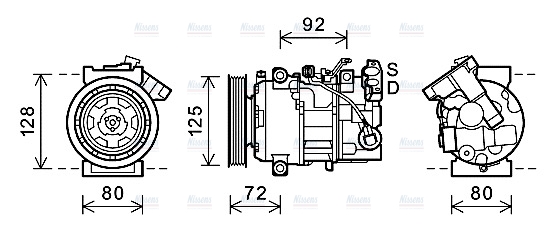 AVA Aircon Compressor RTK489