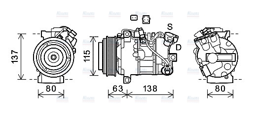 AVA Aircon Compressor RTK630