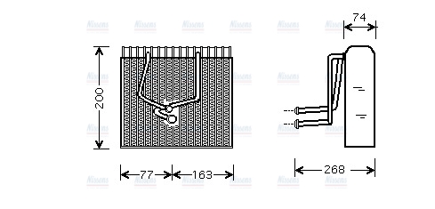 AVA Aircon Evaporator RTV173