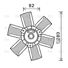 AVA Radiator Cooling Fan SA7023