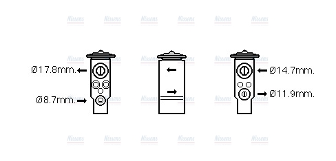 AVA Aircon Expansion Valve SB1076