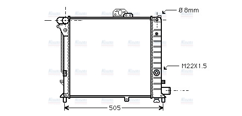 AVA Coolant Radiator SB2019