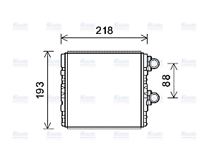 AVA Cabin Heater Core SB6081