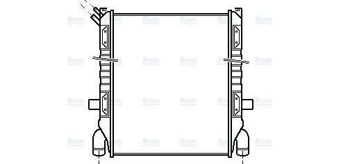 AVA Coolant Radiator SC2003