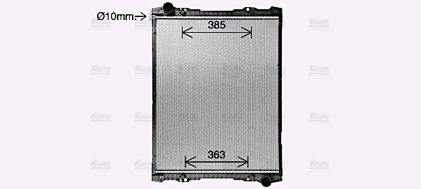AVA Coolant Radiator SC2063