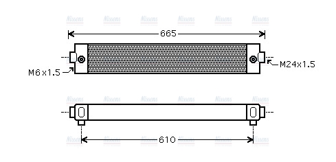 AVA Oil cooler SC3023