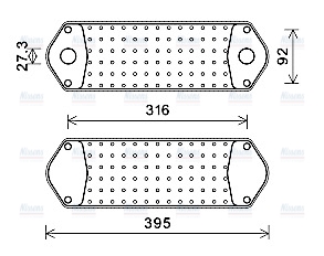 AVA Oil Cooler SC3044