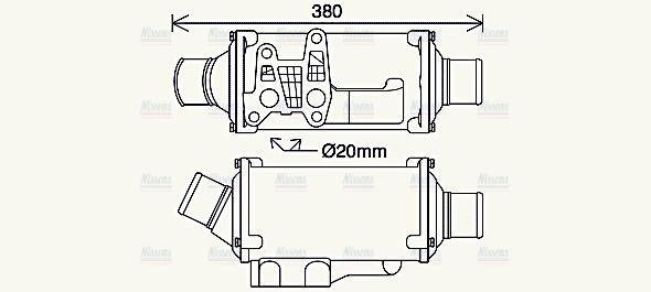 AVA Oil Cooler SC3054