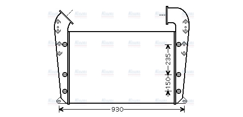 AVA Charge Air Intercooler SC4018