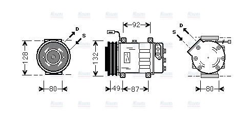 AVA Aircon Compressor SCAK026