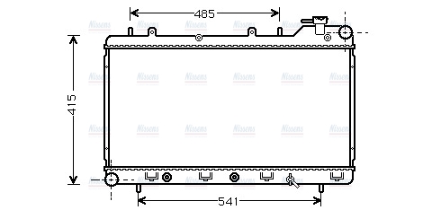 AVA Coolant Radiator SU2016