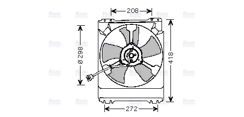 AVA Radiator Cooling Fan SU7501