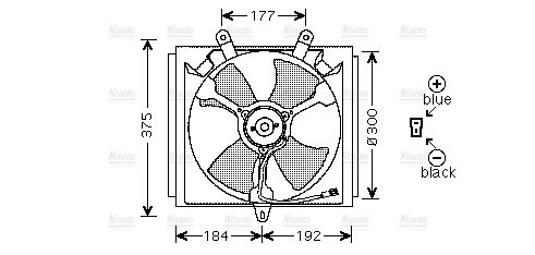 AVA Radiator Fan SU7505