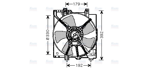 AVA Radiator Cooling Fan SU7506