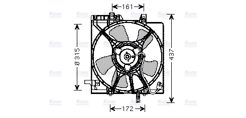 AVA Radiator Cooling Fan SU7510