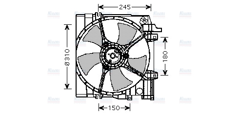 AVA Radiator Fan SU7513