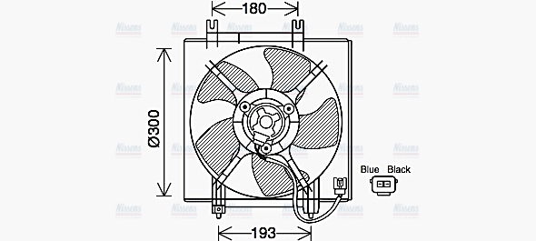 AVA Radiator Cooling Fan SU7517