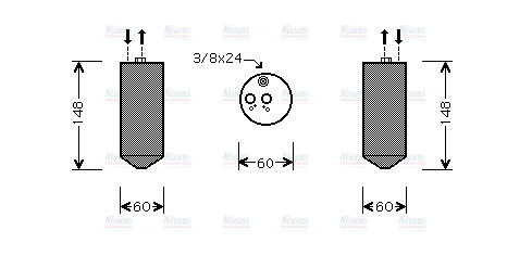 AVA Aircon Receiver Dryer Filter SUD090