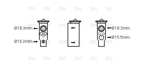 AVA Aircon Expansion valve SZ1142