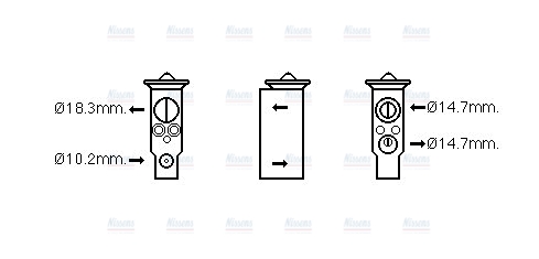 AVA Aircon Expansion Valve SZ1143