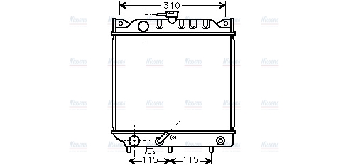 AVA Coolant Radiator SZ2007