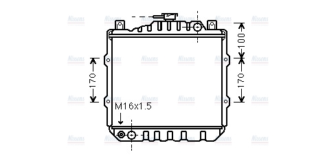 AVA Coolant Radiator SZ2010