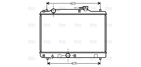 AVA Coolant Radiator SZ2034