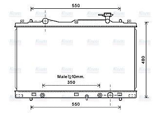AVA Coolant Radiator SZ2126