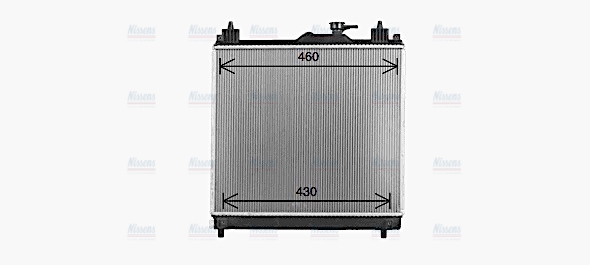 AVA Coolant Radiator SZ2163