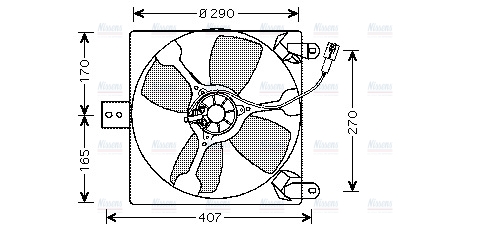 AVA Radiator Cooling Fan SZ7501