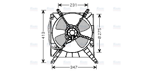 AVA Radiator Fan SZ7502