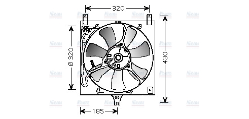AVA Radiator Cooling Fan SZ7504