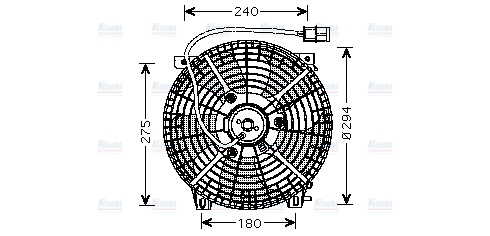AVA Radiator Cooling Fan SZ7505