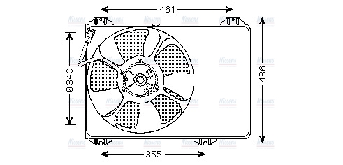 AVA Radiator Cooling Fan SZ7506