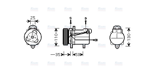 AVA Aircon Compressor SZAK069