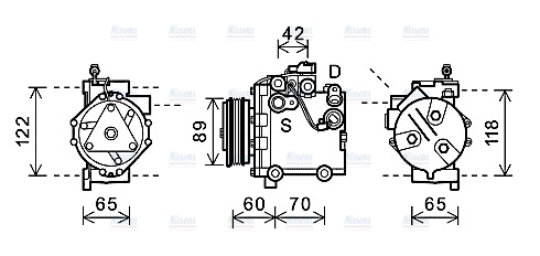 AVA Aircon Compressor SZAK125