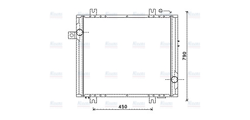 AVA Coolant Radiator TA2004