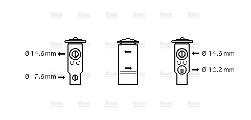 AVA Aircon Expansion Valve TO1045