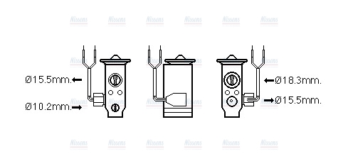 AVA Aircon Expansion valve TO1649