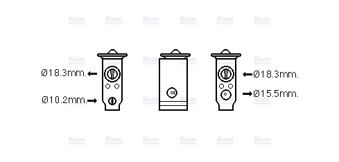 AVA Aircon Expansion valve TO1671