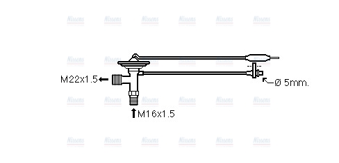 AVA Aircon Expansion valve TO1684